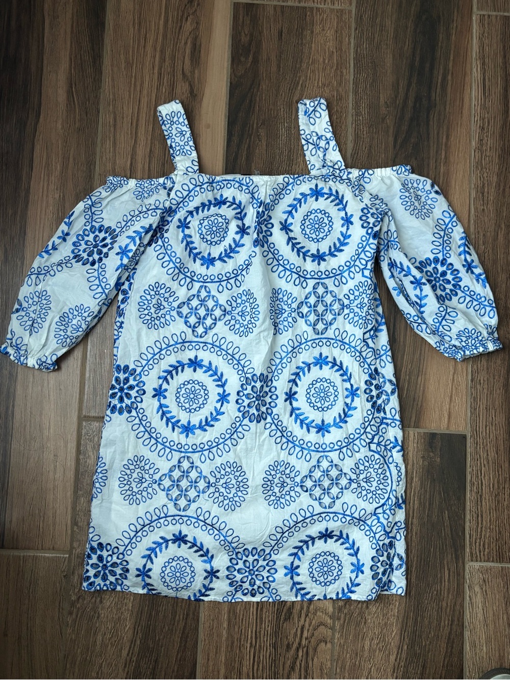 Trina Turk Blue White Dress